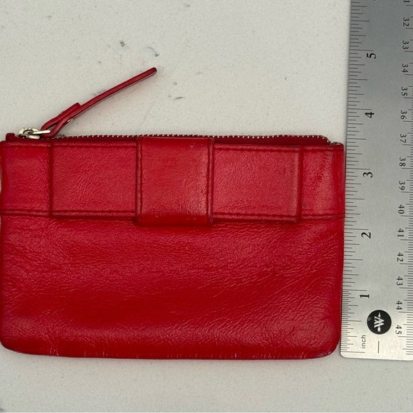Kate Spade Red Bow Coin Purse~VTG ♠️ - Picture 3 of 7